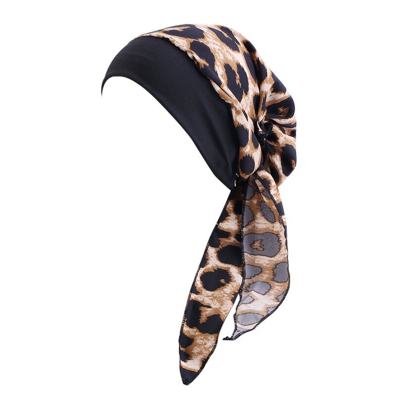Head Wrap Manufacturer - Fashion Elastic Band Hijab Muslim Pre-tied Scarf Turban for Female