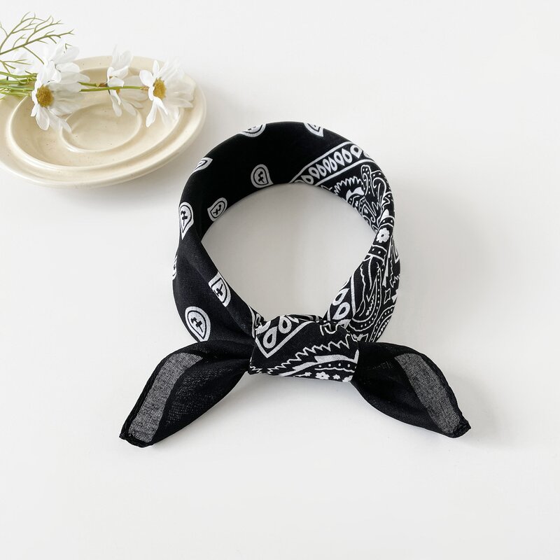 Bandana Manufacturer - 100% Polyester Outdoor Headwear Sport Scarf Neck Headband Paisley Pattern Square