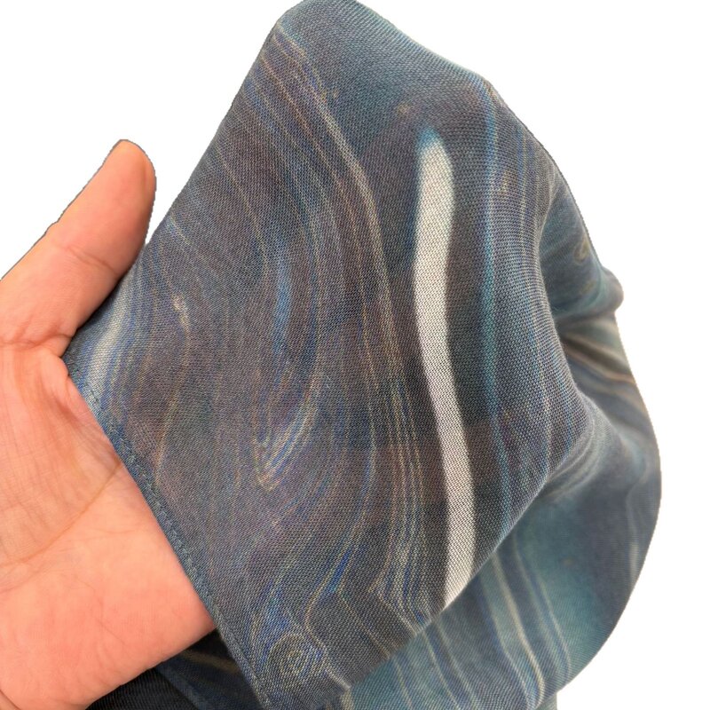 Modal Scarf Manufacturer - 40 Double-Sided Printing Bohemian Fashion Watercolor Marble Digital Print for Spring