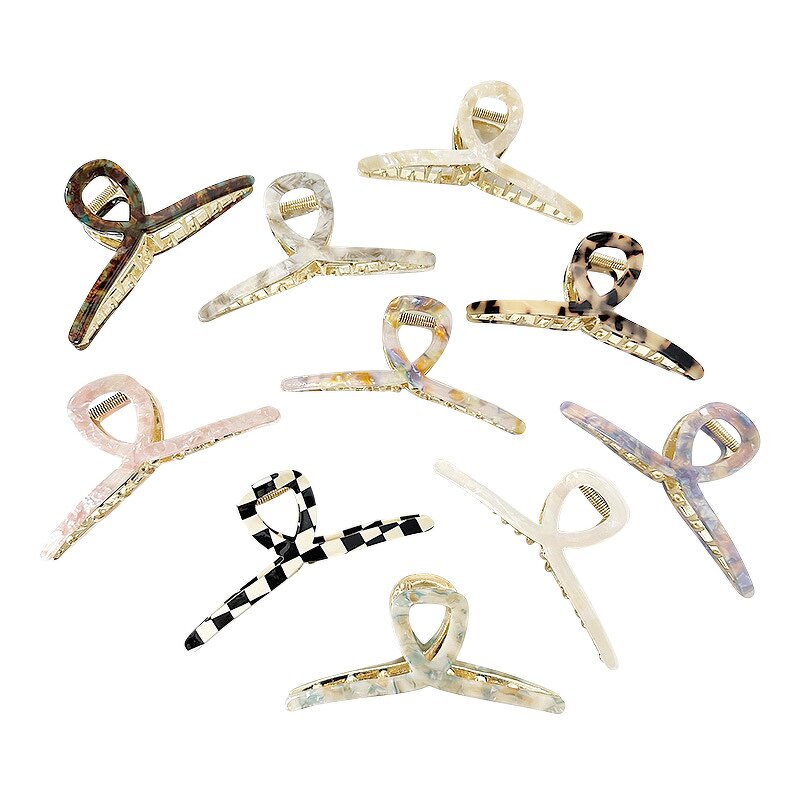 Claw Hair Clip Manufacturer - Women's Premium Back Metal Shark Clip High-end Headwear