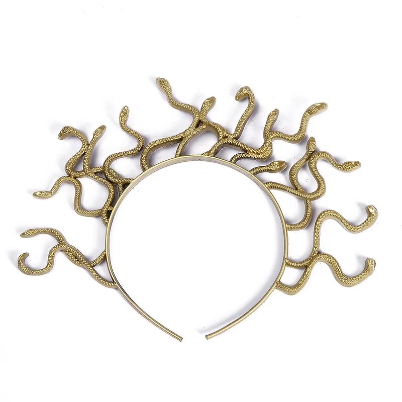 Plastic Head Band Manufacturer - Hot Design Egypt Snake Medusa for Halloween Party Girls & Women