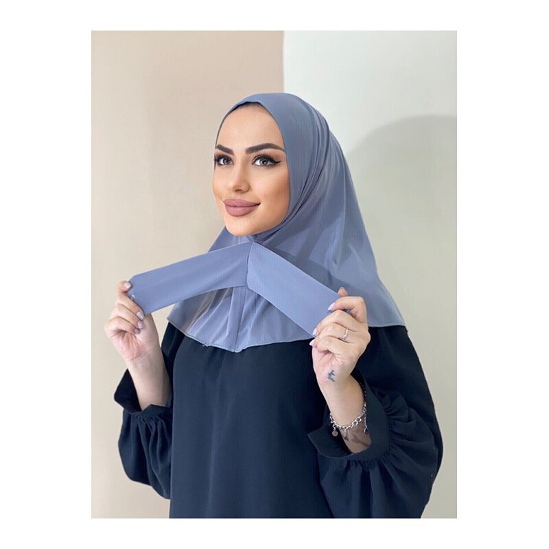 Hijab Set Manufacturer - 2022 Yiwu Hot Selling Button Hat Scarf Fashion New Solid Color Women's Wrap Wholesale