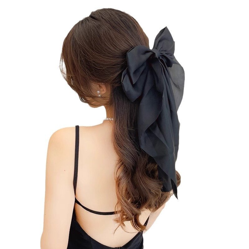 Hair Clip Manufacturer - Satin Fabric Bow Clip Barrette Fabric for Women