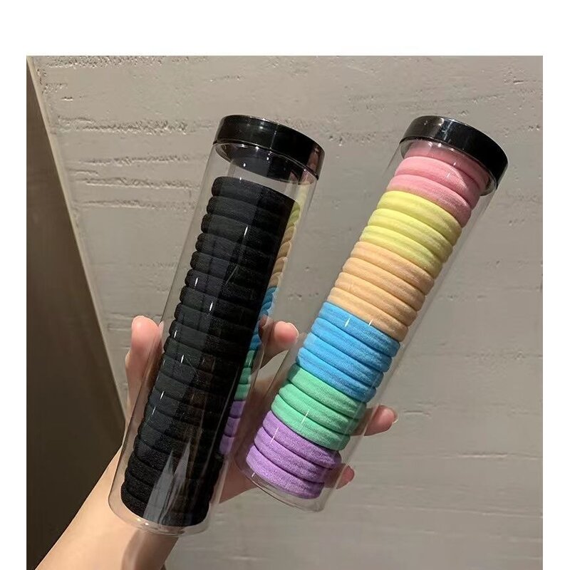 Hair Ties Manufacturer - Ladies Sweet Ponytail Holder Polyester Elastic Hair Band Hair Rope for Women