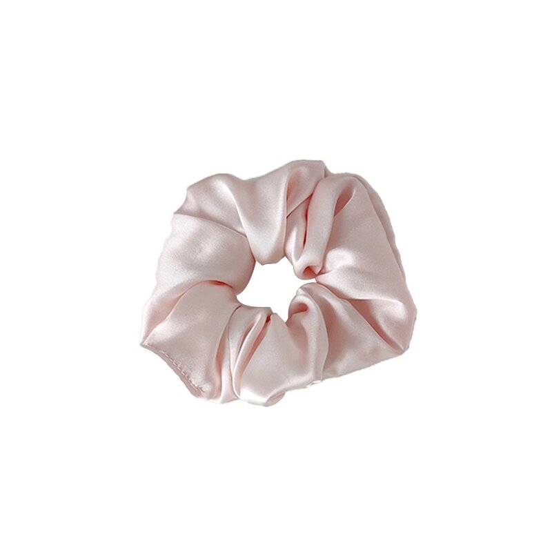 Hair Scrunchies Manufacturer - Solid Color High-Grade Satin 100 Mulberry Silk for Girls Hair Hands