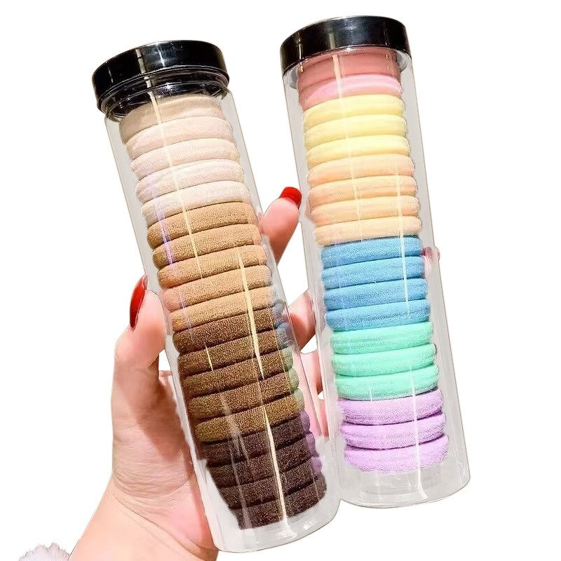 Hair Ties Manufacturer - Ladies Sweet Ponytail Holder Polyester Elastic Hair Band Hair Rope for Women