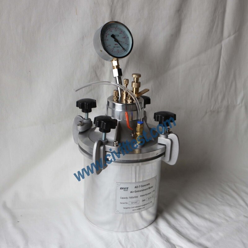 Air Content Meter Manufacturer - 7L Fresh Concrete