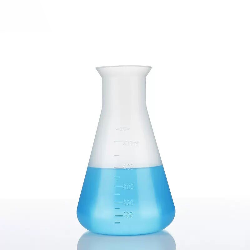 Conical Flask Manufacturer - Science Plastic Measuring with Lid Laboratory Beaker PP Material