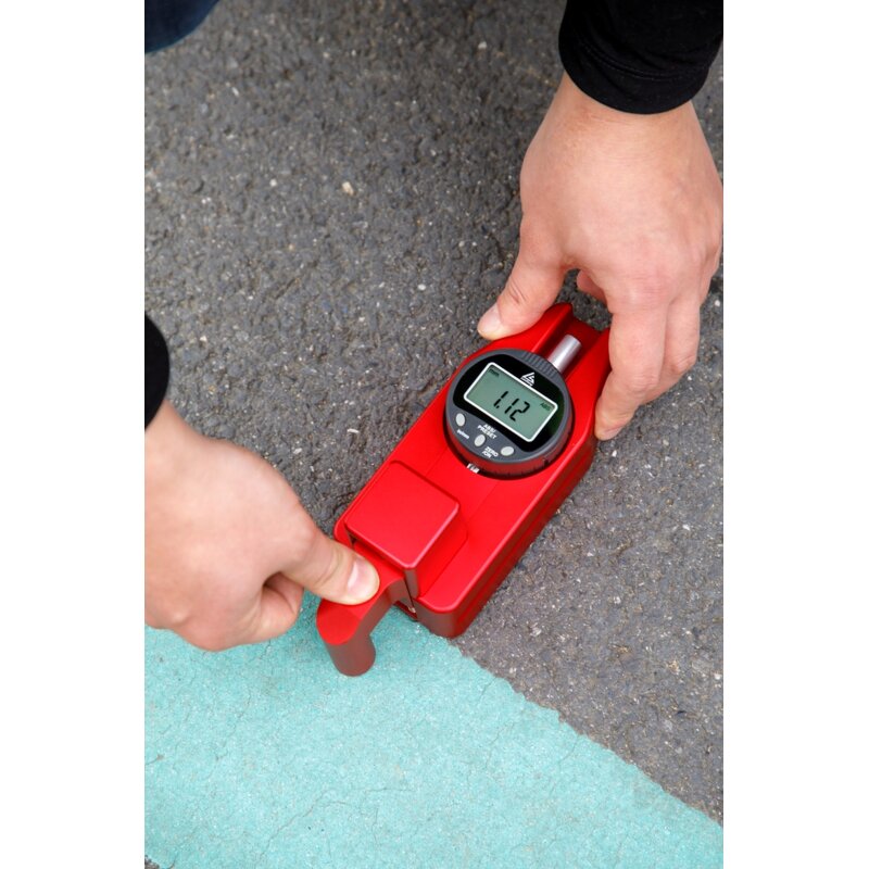 Measuring Instruments Manufacturer - High Accuracy Integrated Handheld Portable Road Marking Paint Line Thickness/Height/Depth