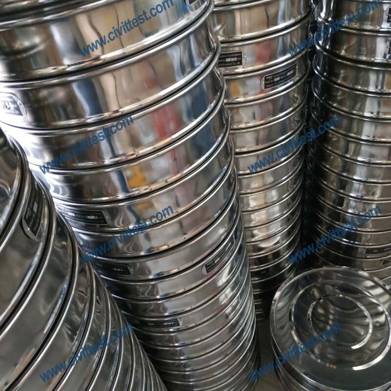 Manual Earth Mesh Sieve Manufacturer - Wholesale ASTM BS Standard Brass Soil Powder Oil