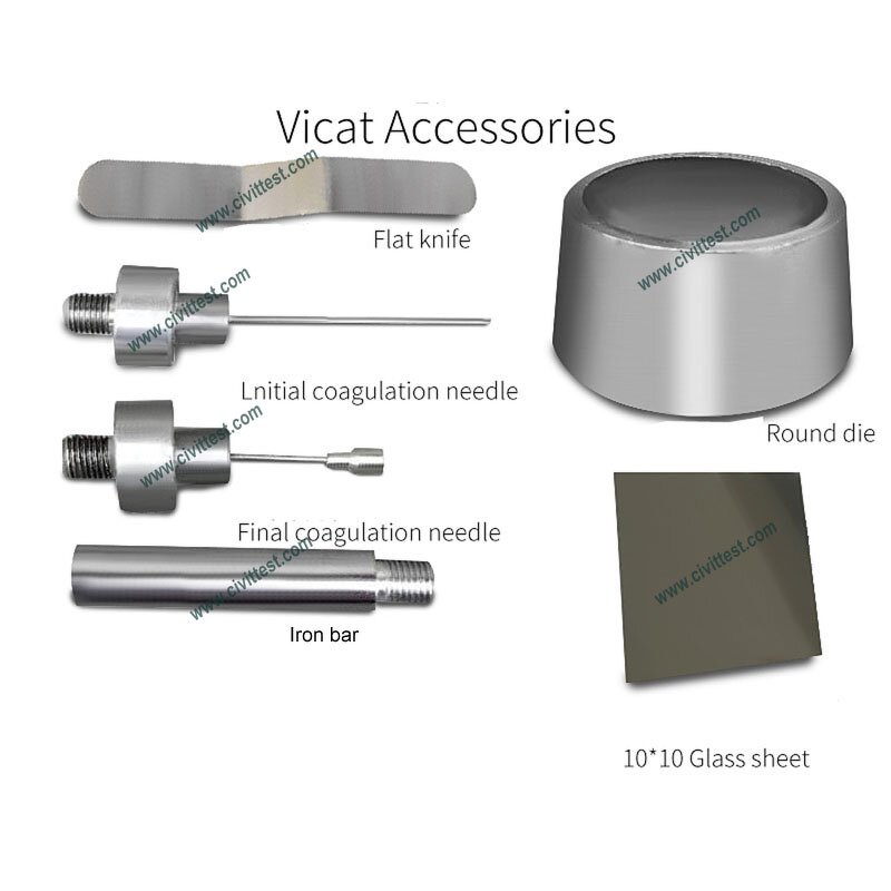 Vicat Apparatus Manufacturer - EN 196-3 ASTM C187 C191 Cement Consistency Needle Setting Time