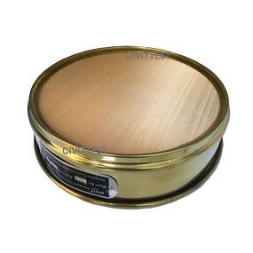 Test Sieve Manufacturer - 200mm Wire Mesh Perforated Metal Plate Cement Concrete Asphalt Laboratory Brass