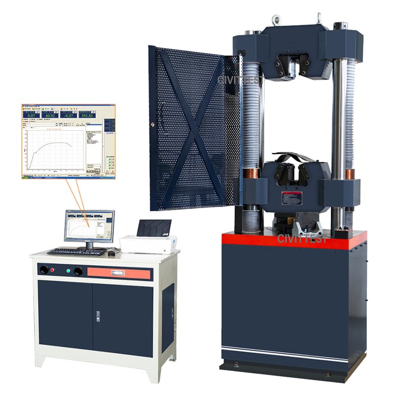 Universal Testing Machine Manufacturer - 2000KN Full Automatic PC Servo Hydraulic Tension Rebar Bending