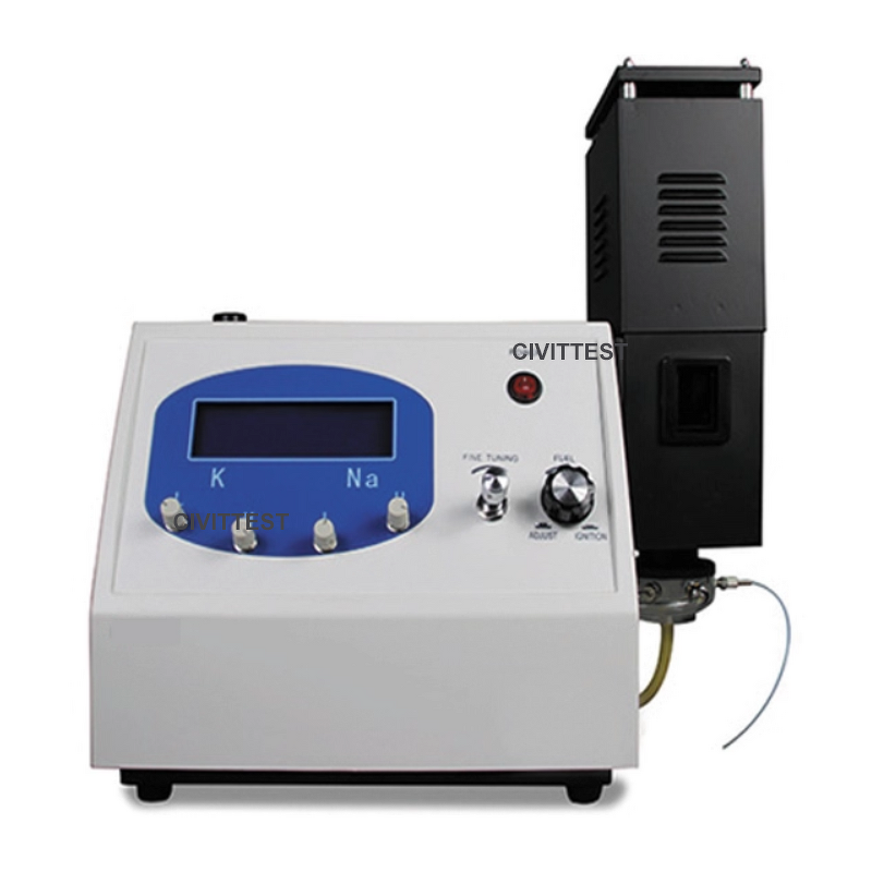 Flame Spectrophotometer Manufacturer - High Quality Scientific Lab Digital LCD K Na Ba