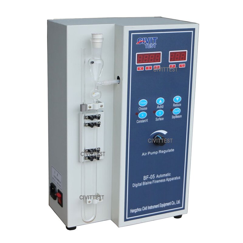 Cement Blaine Fineness Tester Manufacturer - Digital Automatic Air Permeability Apparatus Specific Surface Area test