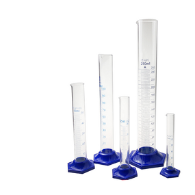 Measuring Cylinder Manufacturer - High Temperature Resistance Plastic Base Cylinder Glass Graduated