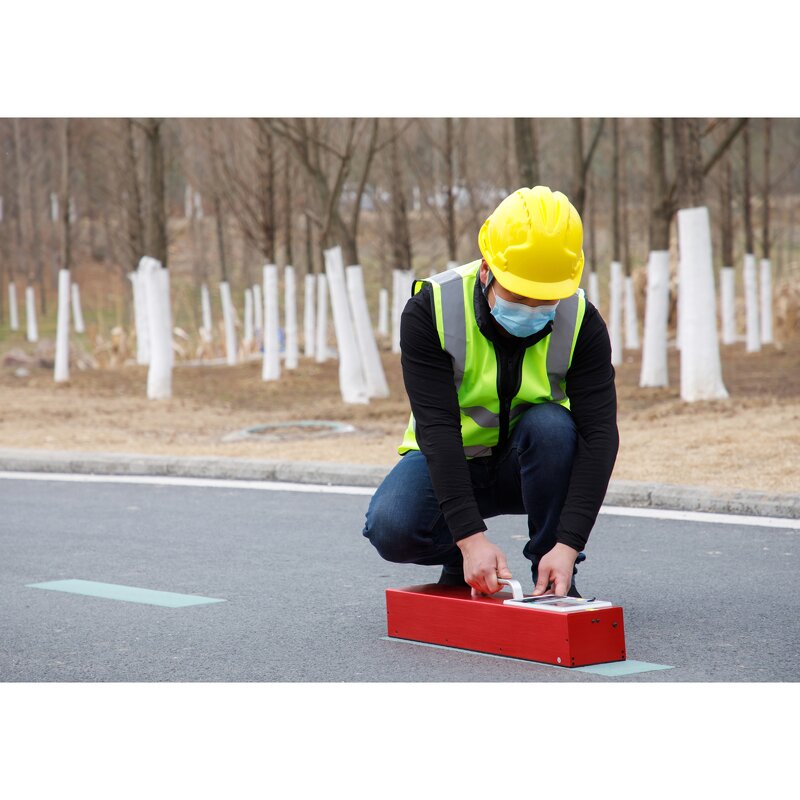 Retroreflectometer Manufacturer - Road Marking Line Road Paint Retroreflective Luminous Testing