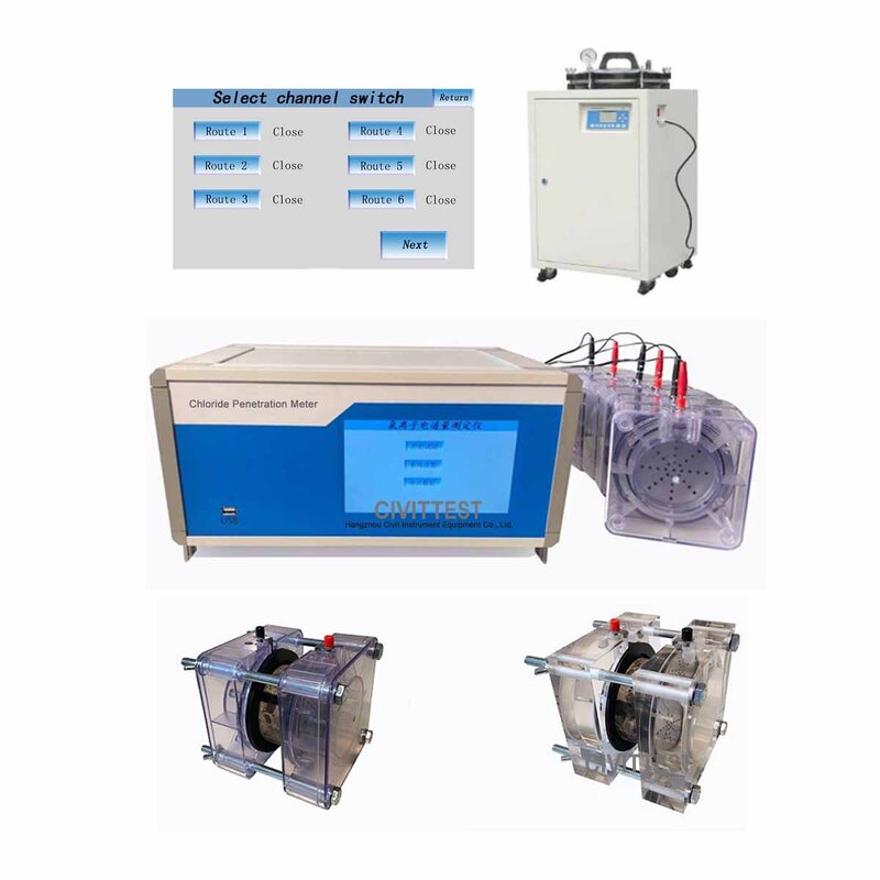 Chloride Penetration Meter Manufacturer - Concrete Electric Flux Test