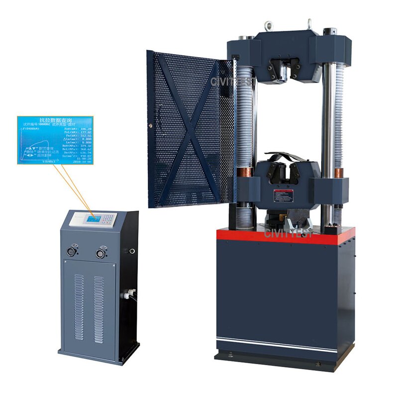 Tensile Testing Machine Manufacturer - Low Price High Quality Firm Frame Digital Hydraulic Steel Rebar 60tons UTM