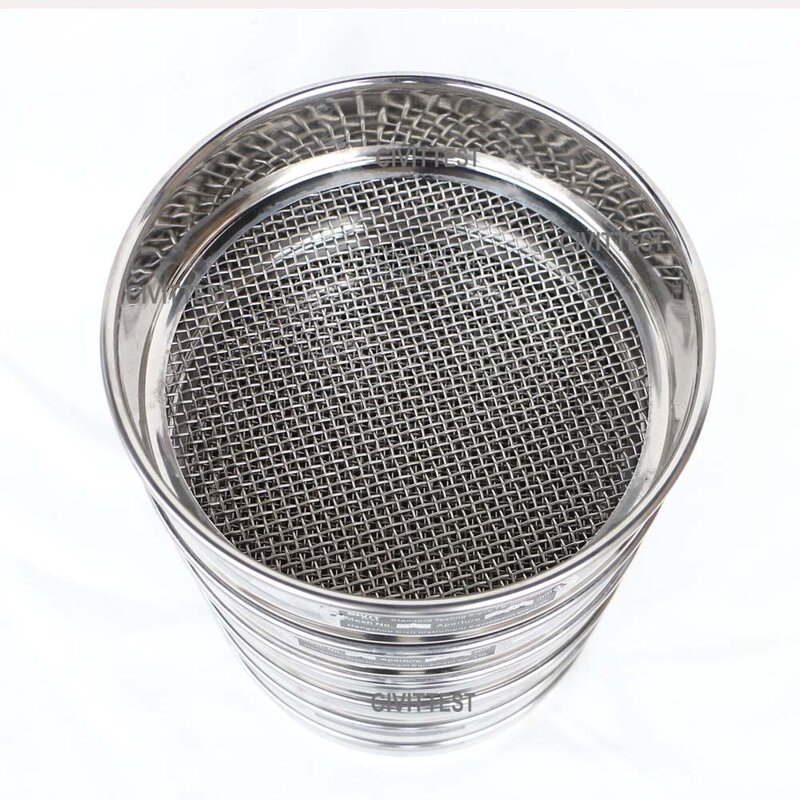 Test Sieve Set Manufacturer - Laboratory Stainless Steel Soil Aggregate Sand Particle Analysis Manual