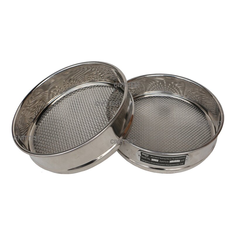Test Sieve Set Manufacturer - Laboratory Stainless Steel Soil Aggregate Sand Particle Analysis Manual