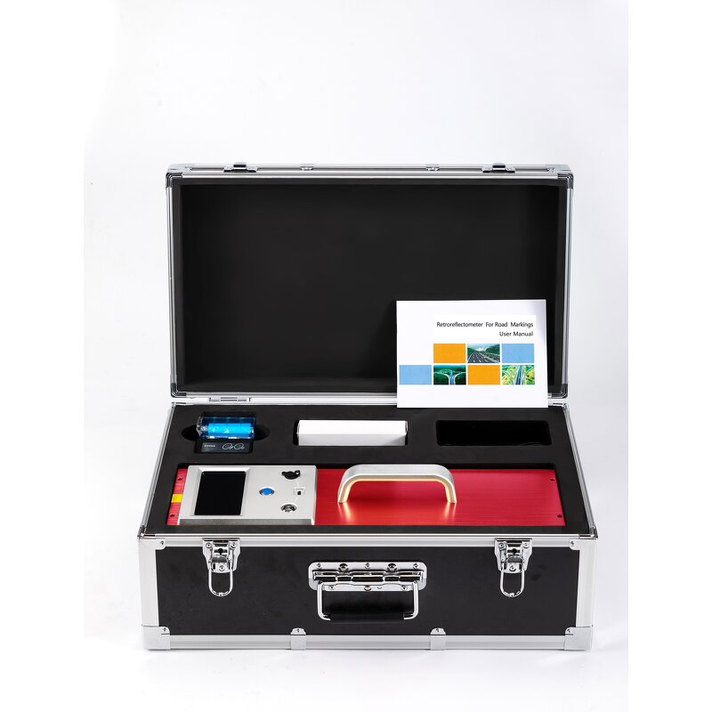 Retroreflection Measuring Instrument Manufacturer - Portable Printing 16G Marking Line Night and Day Retroreflection Tester AT-RM-007
