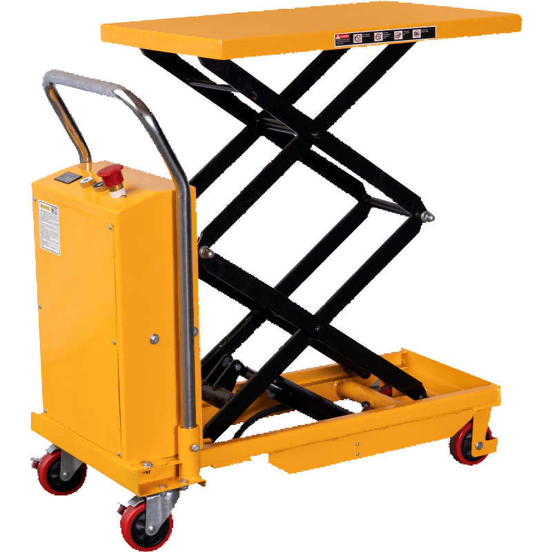 Semi-Mobile Electric Scissor Lift Table Manufacturer - JIALITE 500KG 1.5M Portable Car Scissors Lift