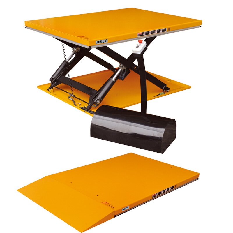 Electric Platform Lift Table Manufacturer - HD1002 1T 0.86M 1600x1140MM Scissors Chain Pallet Lifter for Hotels Restaurants Retail
