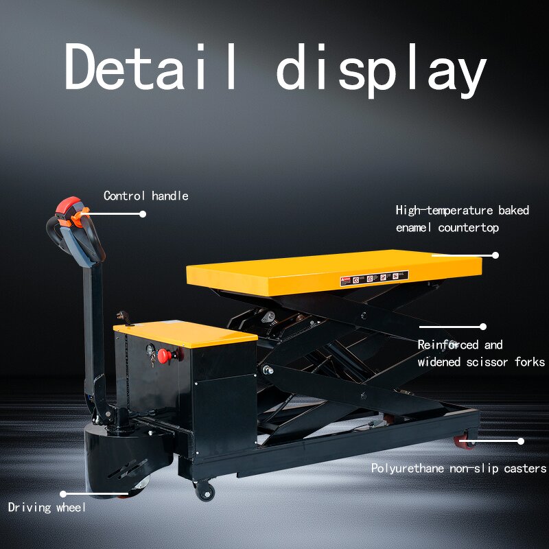 Electric Scissor Lift Manufacturer - Jialite 2000kg Mobile Lifting Platform 1.7m Height Full for Industrial Warehouse