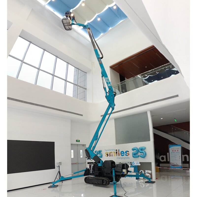 Articulated Spider Boom Lift Manufacturer - 16m Telescoping Towable Self Propelled Aerial Work Platform
