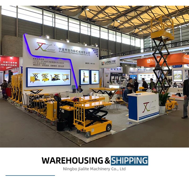 Scissor Table Lift Manufacturer - 2000 KG 1M Manual Hydraulic Large Platform Hand Lifting Truck