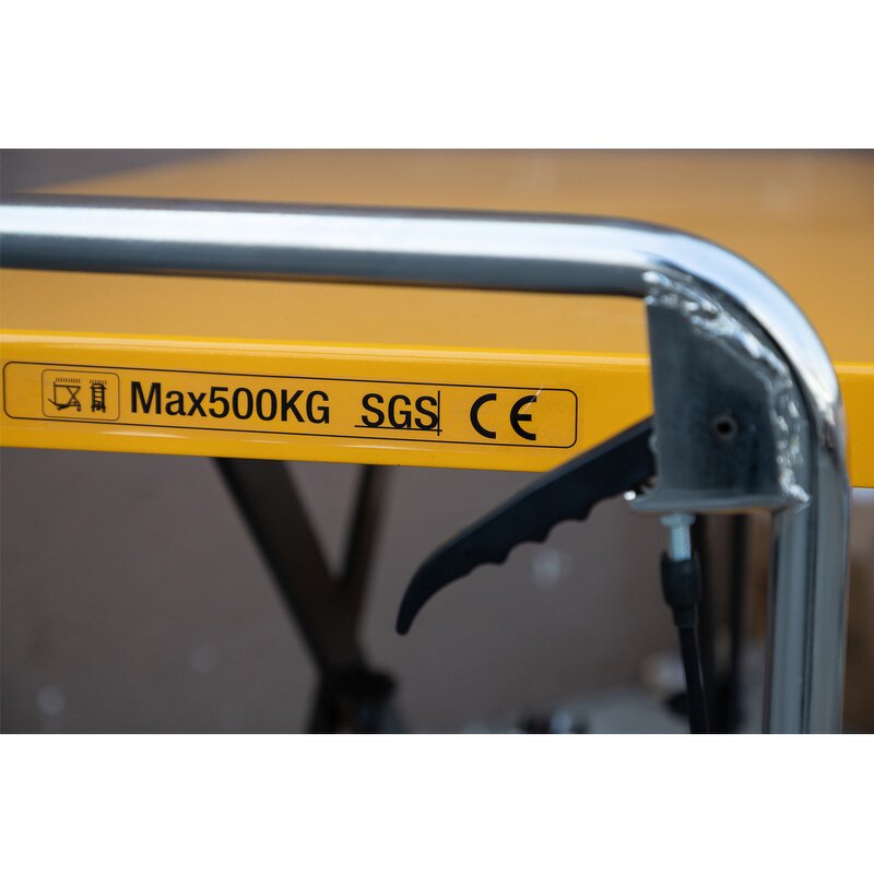 Manual Scissor Platform Manufacturer - 500 KG 1600*800MM 0.9M Hydraulic Manual Handling Table Lifter