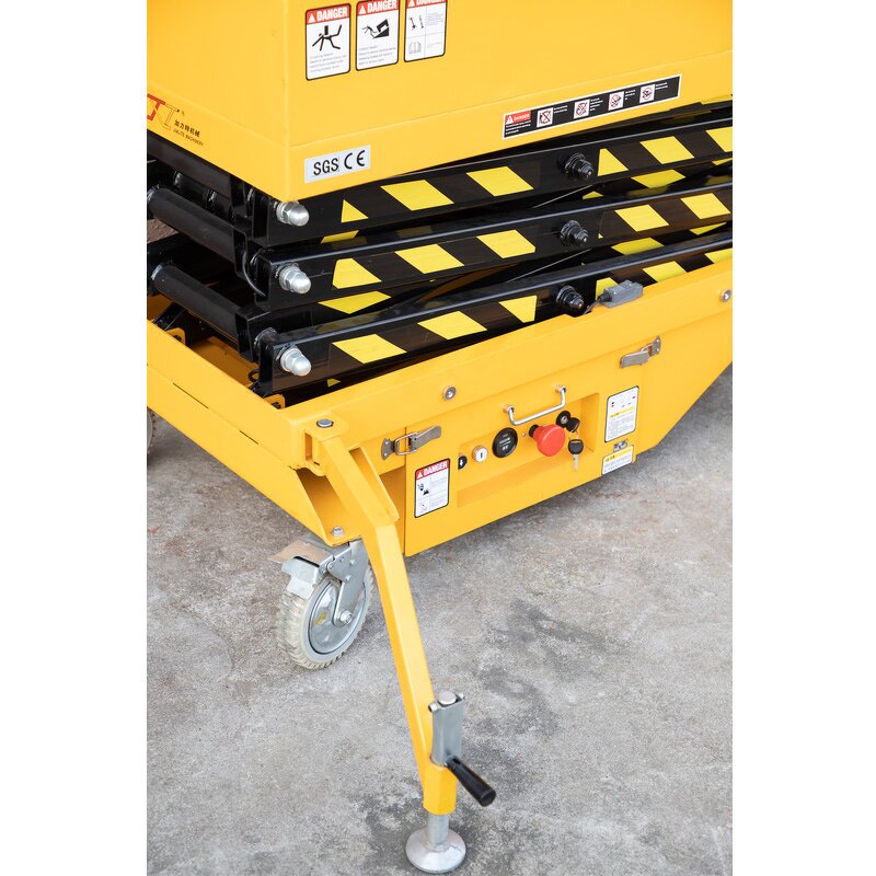 Portable Electric Scissor Lift Manufacturer - New 300 KG 4M Hydraulic Aerial Work Platform Remote Control