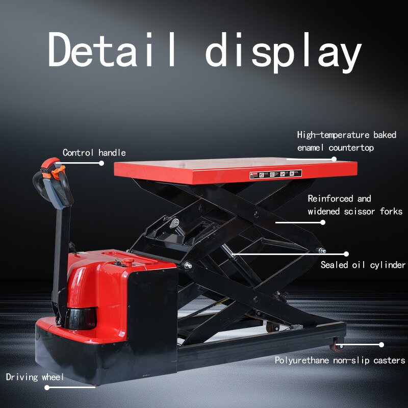 Full Electric Lifting Platform Manufacturer - JIALITE 2000KG 1.7M New Mobile Portable Hydraulic Scissor Lift for Car