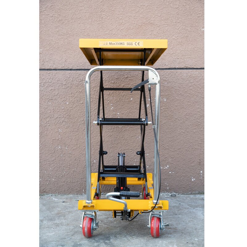 Hand Hydraulic Scissor Lift Table Manufacturer - 350kg Capacity Small Manual Platform