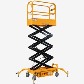 Portable Scissors Lift Manufacturer - JIALITE 4M Mobile Aerial Work Platform Truck Hydraulic Electric Lift Table