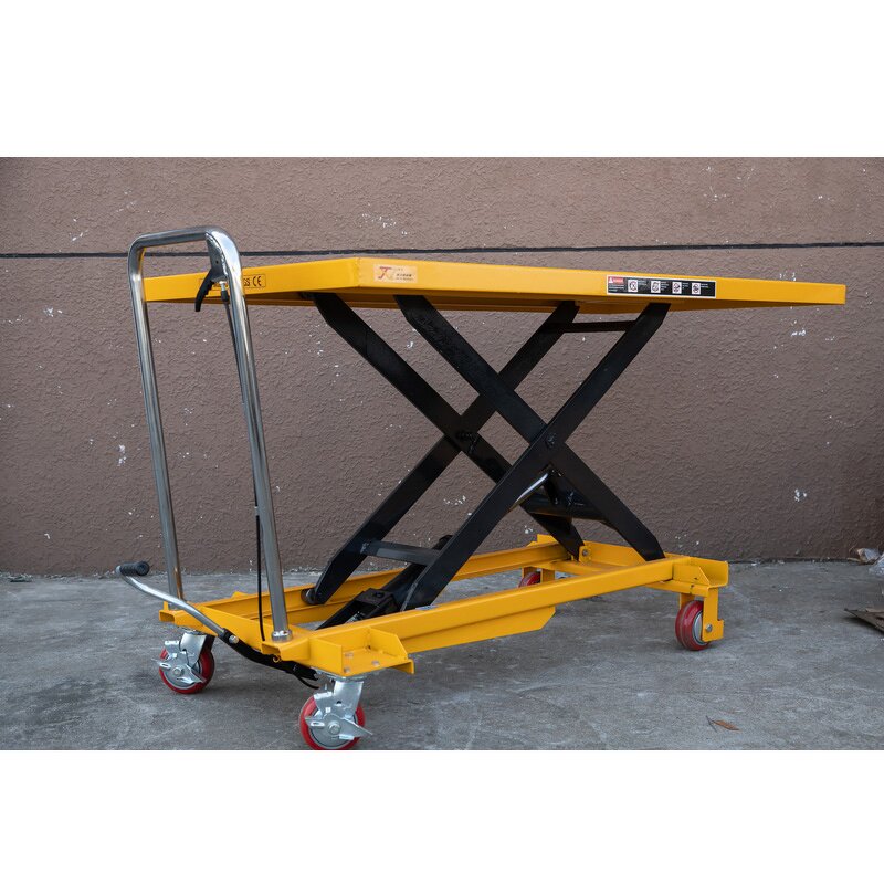 Manual Scissor Table Lift Manufacturer - 500 KG 1600*800MM Hydraulic Table Lifter Large Size Platform