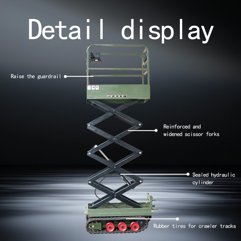 Custom Self-Leveling Tracked Scissor Lift Manufacturer - JIALITE 4M Fully Self-Propelled Hydraulic Aerial Work Platform