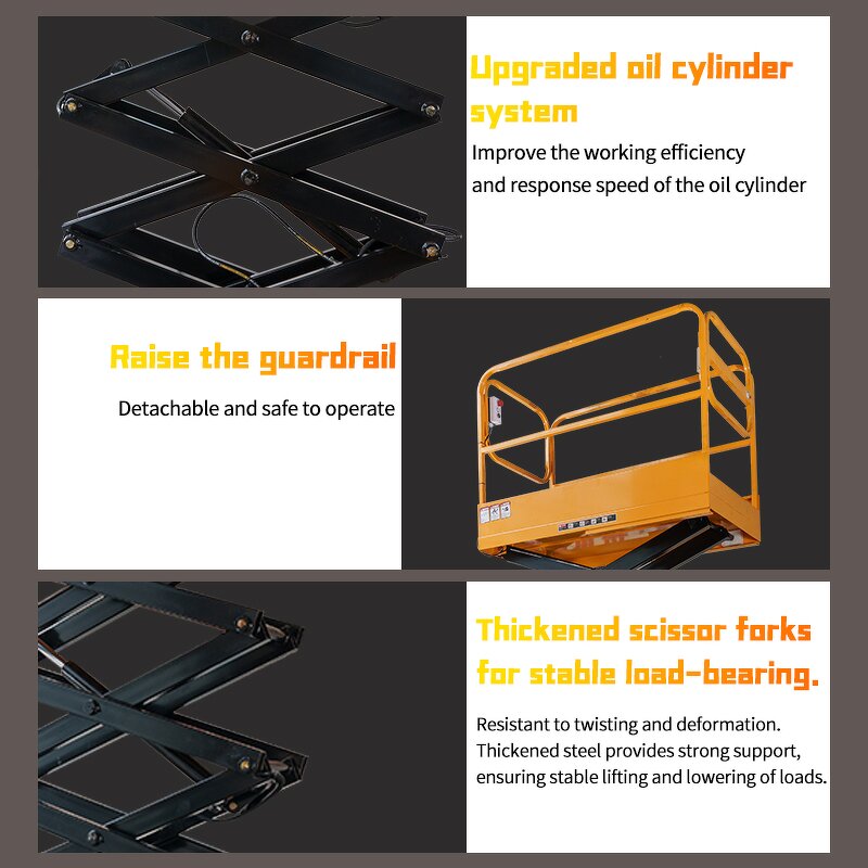 Portable Scissors Lift Manufacturer - JIALITE EFT3060 Ultra-High 6M Mobile Aerial Work Truck Electric Scissor-Type