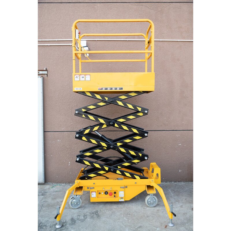 Portable Electric Scissor Lift Manufacturer - New 300 KG 4M Hydraulic Aerial Work Platform Remote Control