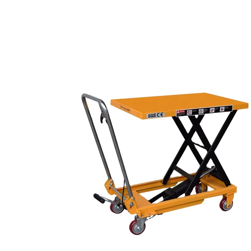 Manual Scissor Lift Table Manufacturer - 150 KG Hydraulic Mobile Portable Lifter