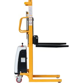 Dual Purpose Electric Platform Stacker Forklift Manufacturer - JIALITE 500kg Capacity 1.3M Lift for Warehouse & Narrow Aisle