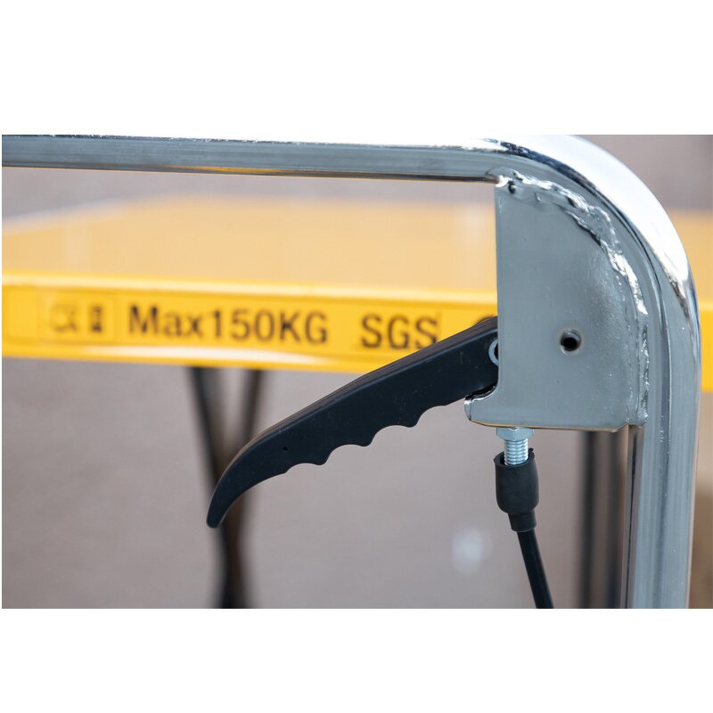 Manual Scissor Lift Table Manufacturer - 150 KG Hydraulic Mobile Portable Lifter