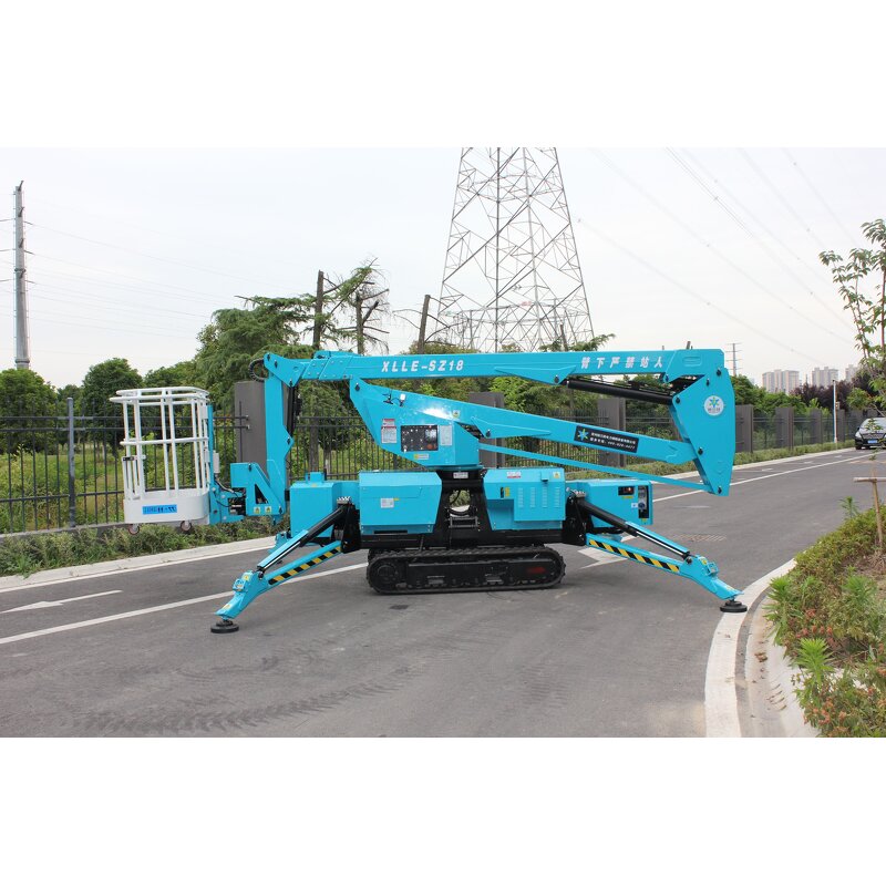 Articulated Spider Boom Lift Manufacturer - 16m Telescoping Towable Self Propelled Aerial Work Platform