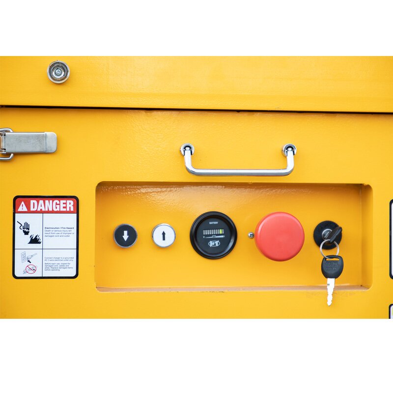 Portable Electric Scissor Lift Manufacturer - New 300 KG 4M Hydraulic Aerial Work Platform Remote Control