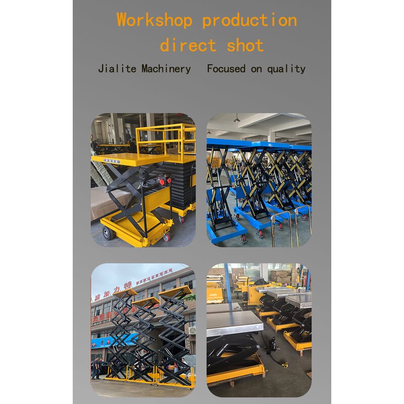 Portable Scissors Lift Manufacturer - JIALITE EFT3060 Ultra-High 6M Mobile Aerial Work Truck Electric Scissor-Type