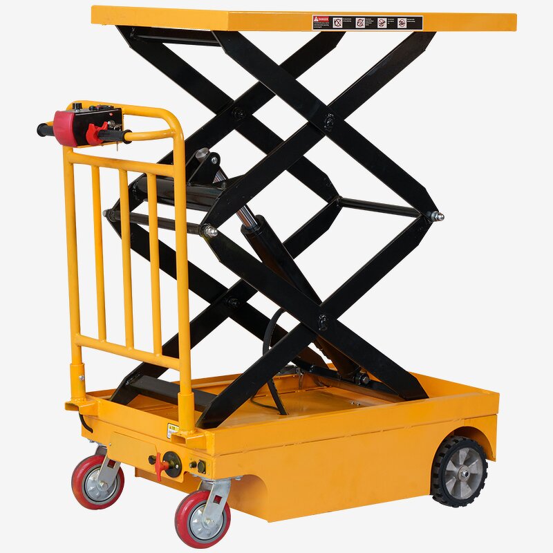 Electric Portable Cargo Lifting Platform Manufacturer - JIALITE EPTS400 400KG 1.5M Fully Electric Lift Table for Retail