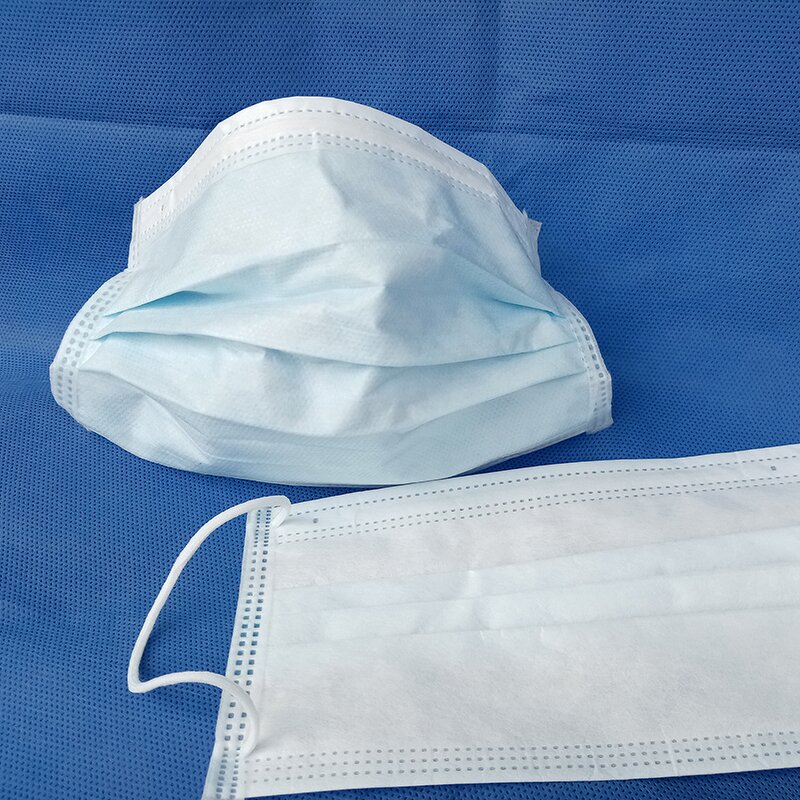 Disposable Surgical Face Mask Manufacturer - 3 Ply Non-woven Fabric with Earloop