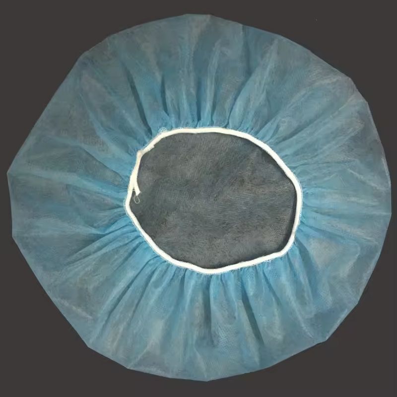 Disposable Clip Cap Manufacturer - Non-Woven Hairnet Bouffant Cap Single Double Elastic for Medical Use