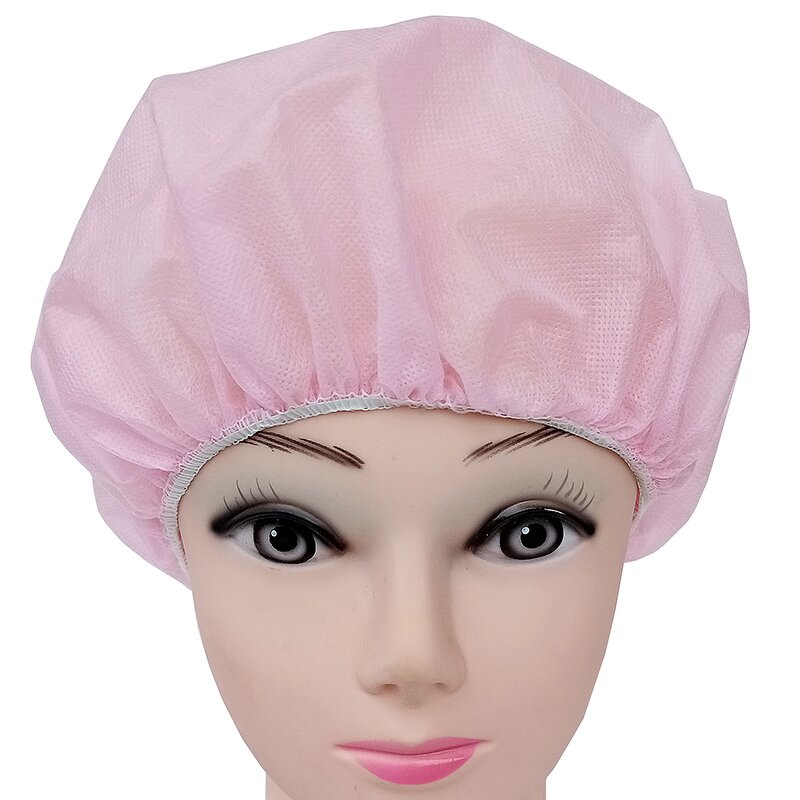 Disposable Clip Cap Manufacturer - Non-Woven Hairnet Bouffant Cap Single Double Elastic for Medical Use